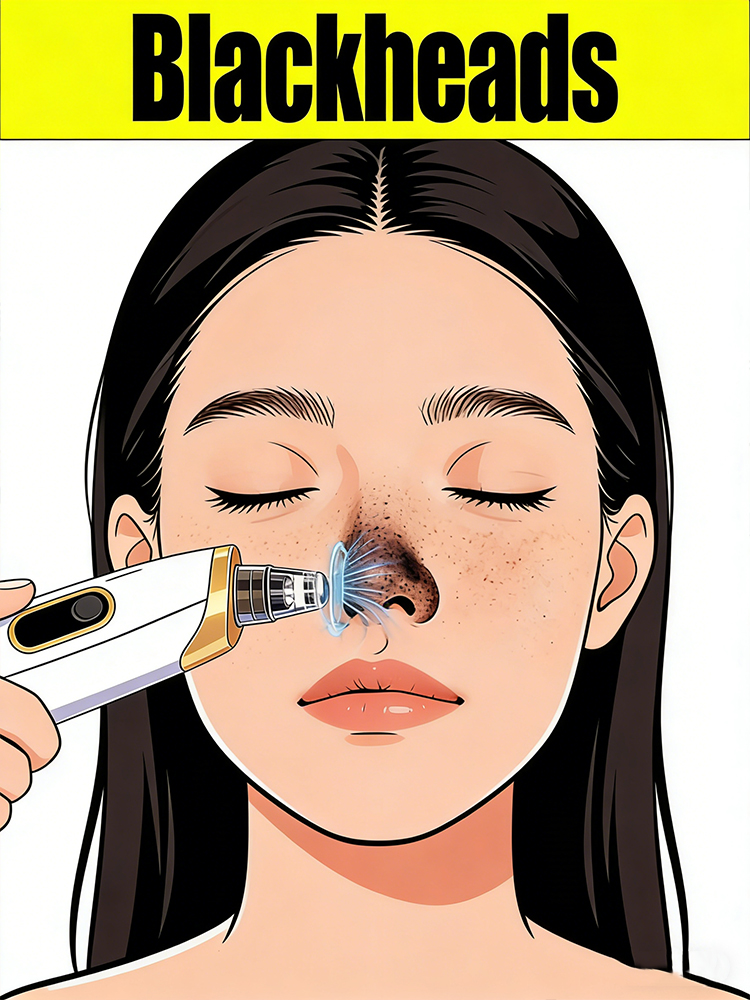Pore Vacuum - 黒ずみ除去毛穴クリーナー黒点吸引器肌ニキビ除去器フェイシャルクリーニング電動黒ずみ除去器