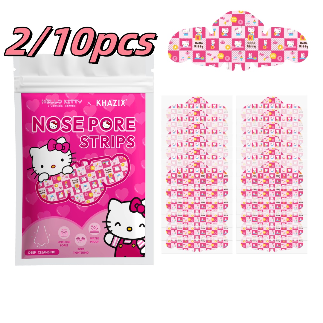 Makeup And Beauty - 2/10個入り ハローキティ 鼻の毛穴ケアシール 10枚入り かわいい漫画デザイン 鼻シール