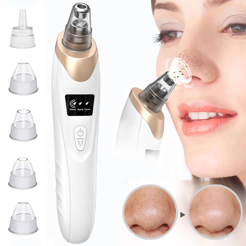 Pore Vacuum - 黒ずみ除去器 ニキビや黒ずみを真空で除去する毛穴クリーナー 顔の皮膚洗浄デバイス 深層洗浄用 フェイススキンケア