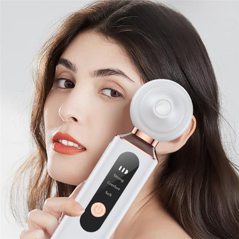3つのヘッド付き黒ずみ除去ツール、USB充電式ビジュアル毛穴 - Pore Vacuum のレビューと価格