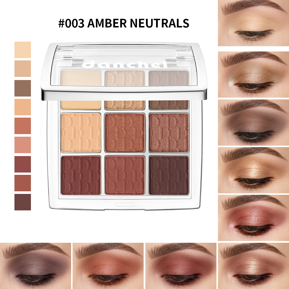 9色のアーストーンアイシャドウパレット マット・シマー・ハイ - Beauty Makeup Eyeshadow Palette のレビューと価格