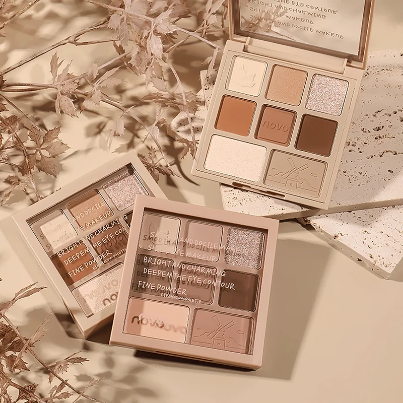 NOVOの美しい瞳が見えてくるようになる8色アイシャドウプレ - Beauty Makeup Novo のレビューと価格