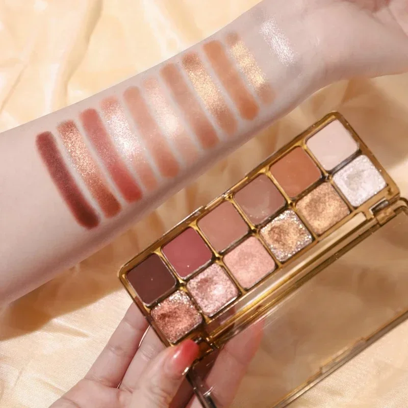 耐久性のあるアイシャドウパレット,12色,マット,着色パウダ - Beauty Makeup Eyeshadow Palette のレビューと価格