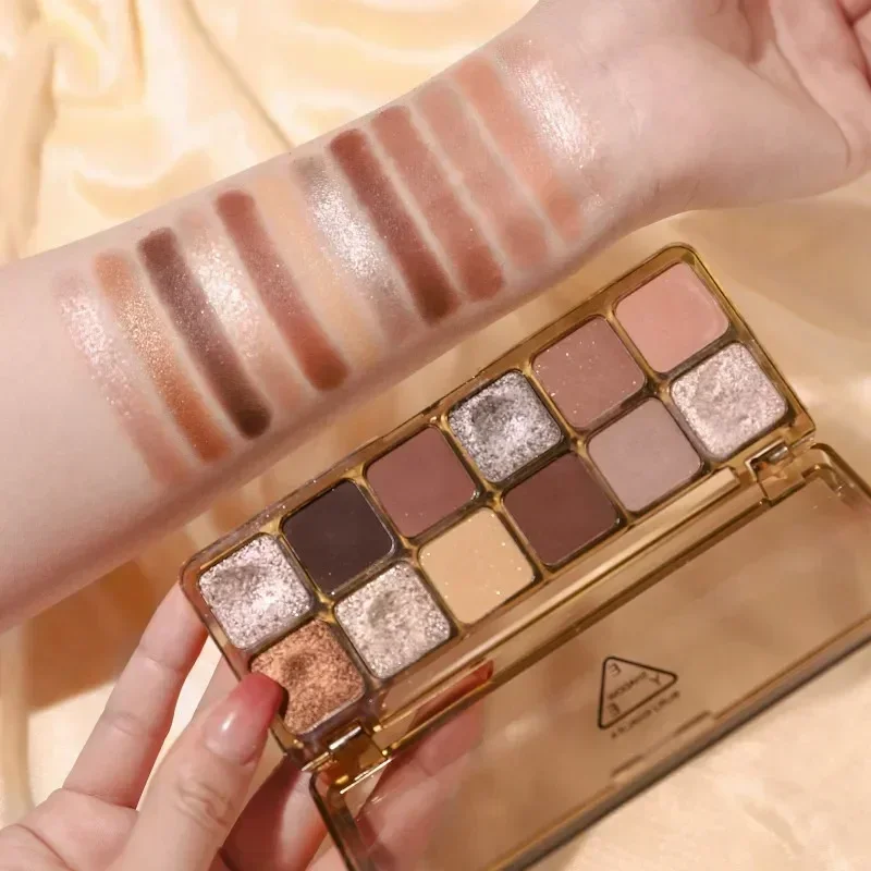 耐久性のあるアイシャドウパレット,12色,マット,着色パウダ - Beauty Makeup Eyeshadow Palette のレビューと価格