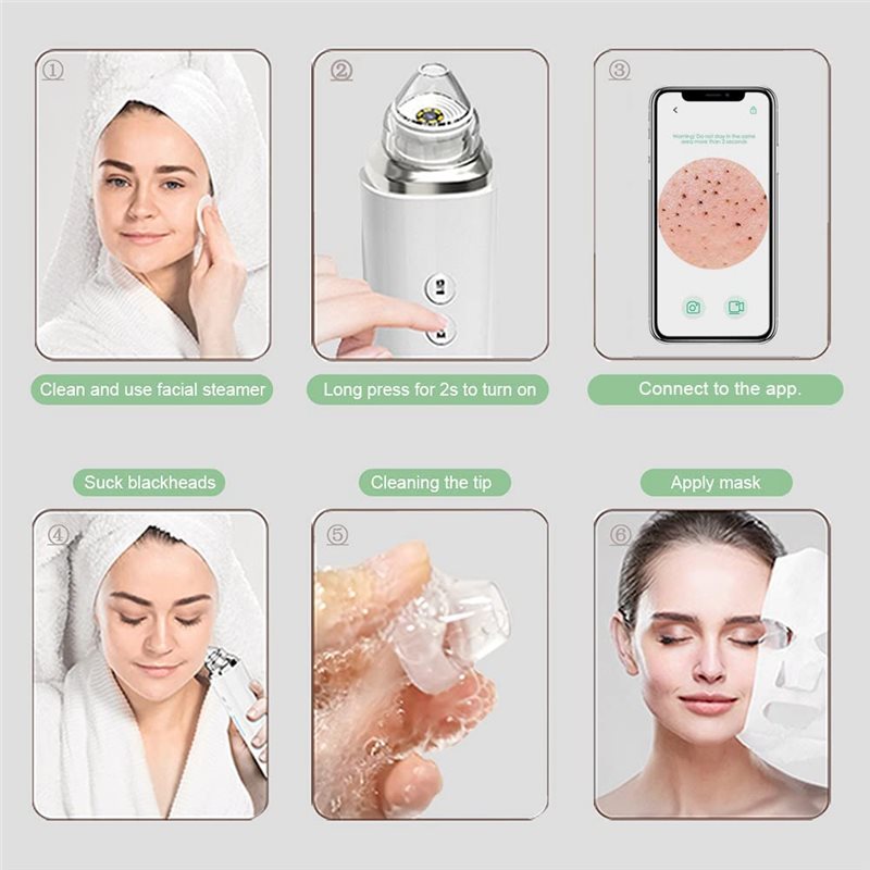 【FITTING】黒ずみ除去毛穴吸引キット HDカメラ付き、 - Pore Vacuum のレビューと価格