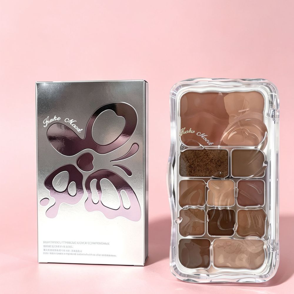 KekeMood 12色アイシャドウパレット。マット、シマー - Beauty Makeup Eyeshadow Palette のレビューと価格