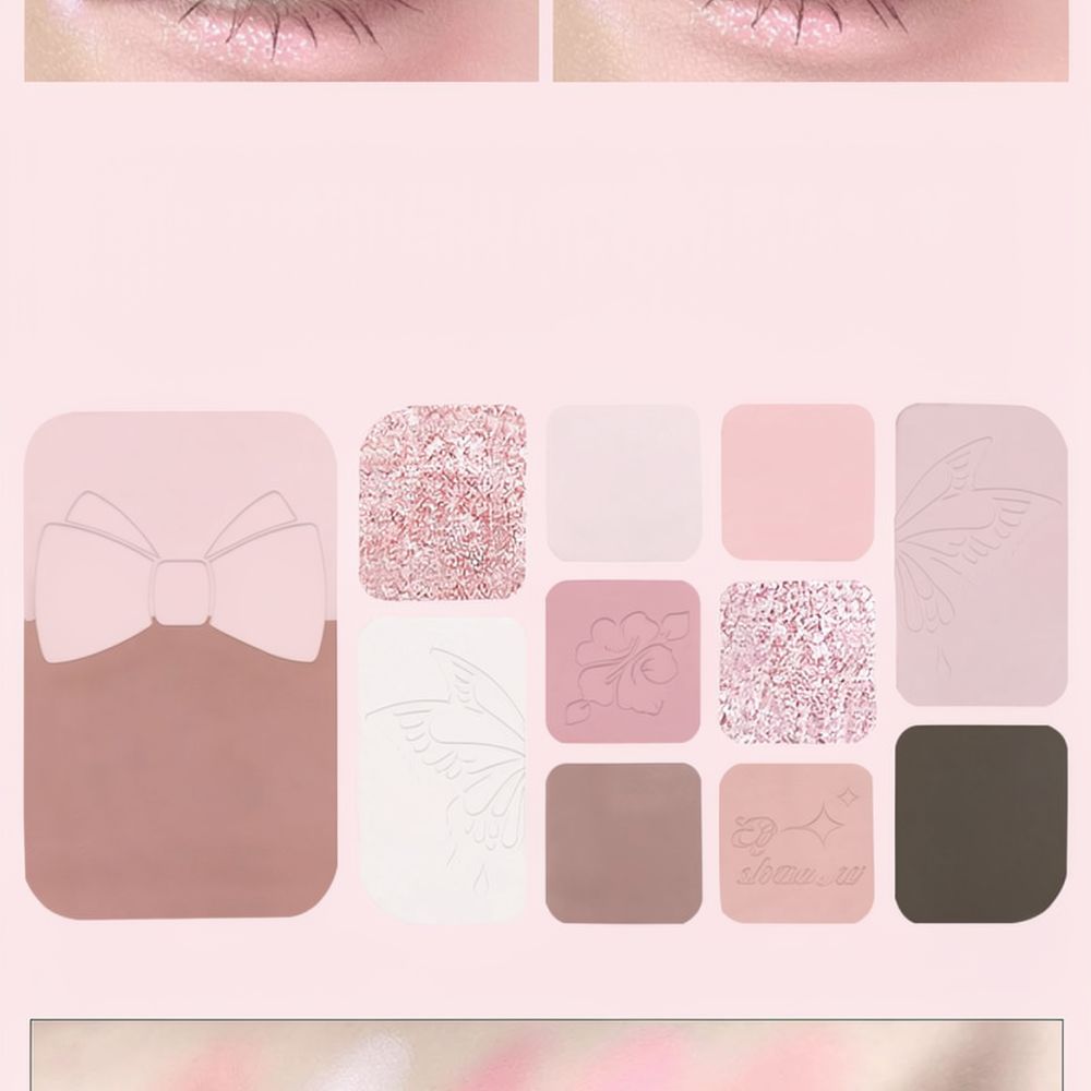 KekeMood 12色アイシャドウパレット。マット、シマー - Beauty Makeup Eyeshadow Palette のレビューと価格