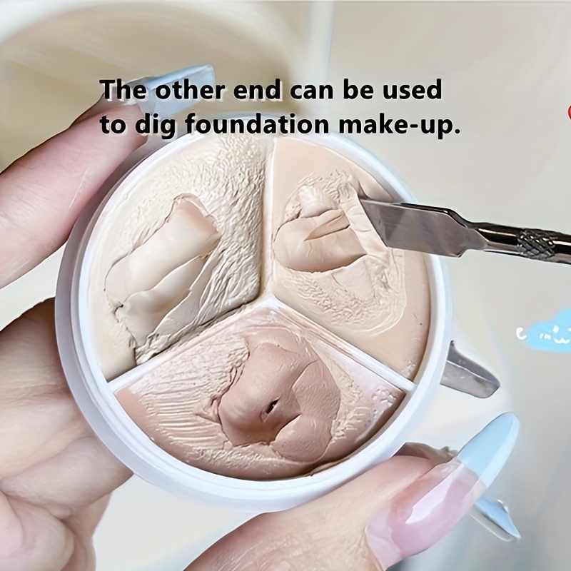 ステンレス鋼メイクアップミキサーネイルアートポリッシュミキシ - Beauty Makeup Eyeshadow Palette のレビューと価格