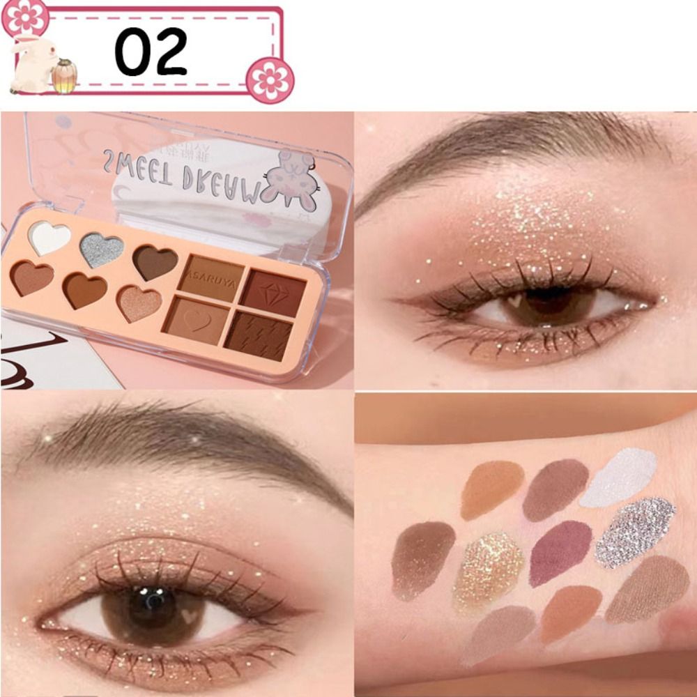 プロフェッショナルポータブル折りたたみアイシャドウ長持ち防水 - Beauty Makeup Eyeshadow Palette のレビューと価格
