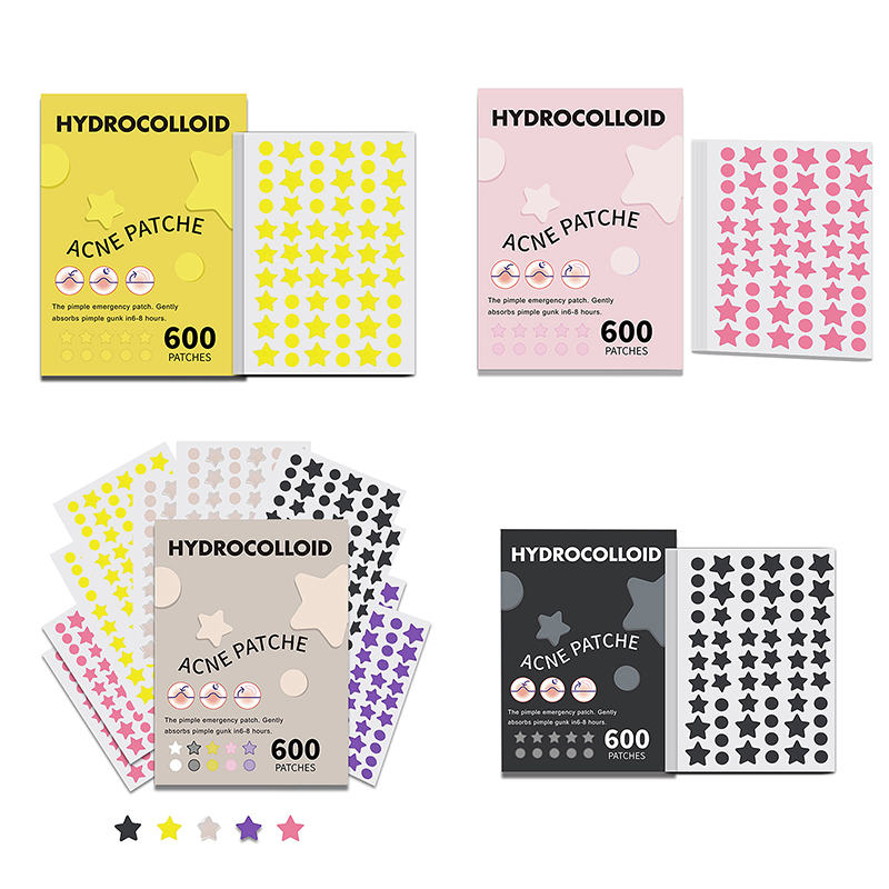 600 ピース/セットスターにきびパッチにきびカラフルな目に - Makeup And Beauty のレビューと価格