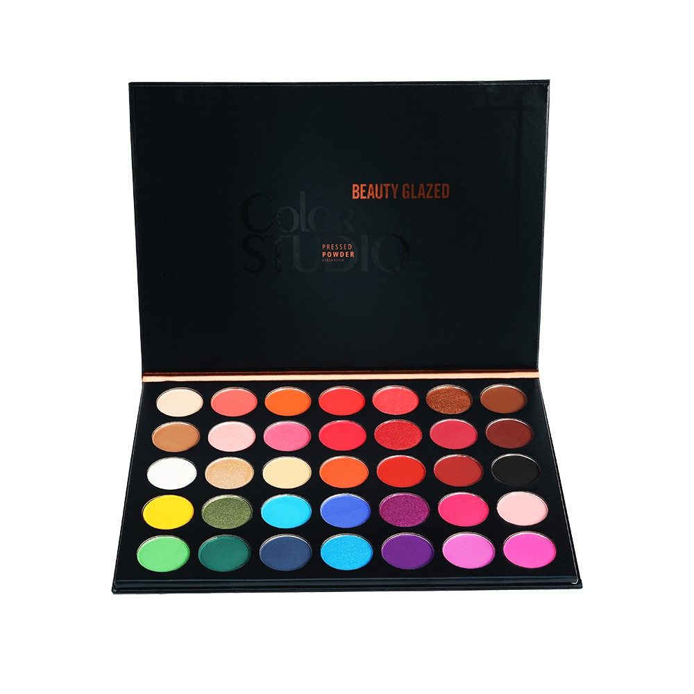 BEAUTY GLAZED パレット アイシャドウ 35 色 - Beauty Makeup Eyeshadow Palette のレビューと価格